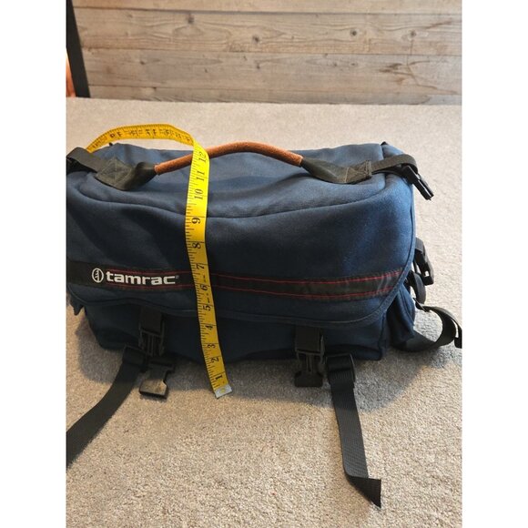 VNTG 1987 Tamrac USED  606 Lens Bridge System Blue Shoulder Camera Bag SEE  DESC - Picture 10 of 10